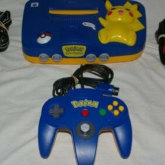 Nintendo 64/N64 Pokemon Pikachu Game Console - Picture 1 of 1